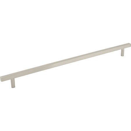 Jeffrey Alexander 305 mm Center-to-Center Satin Nickel Square Dominique Cabinet Bar Pull 845-305SN